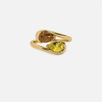 NOOR Brown Diamond and Yellow Diamond Pinky Ring JAUR