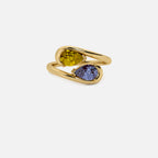 NOOR Citrine and Alexandrite Pinky Ring