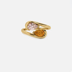 NOOR Pink Diamond and Citrine Pinky Ring JAUR