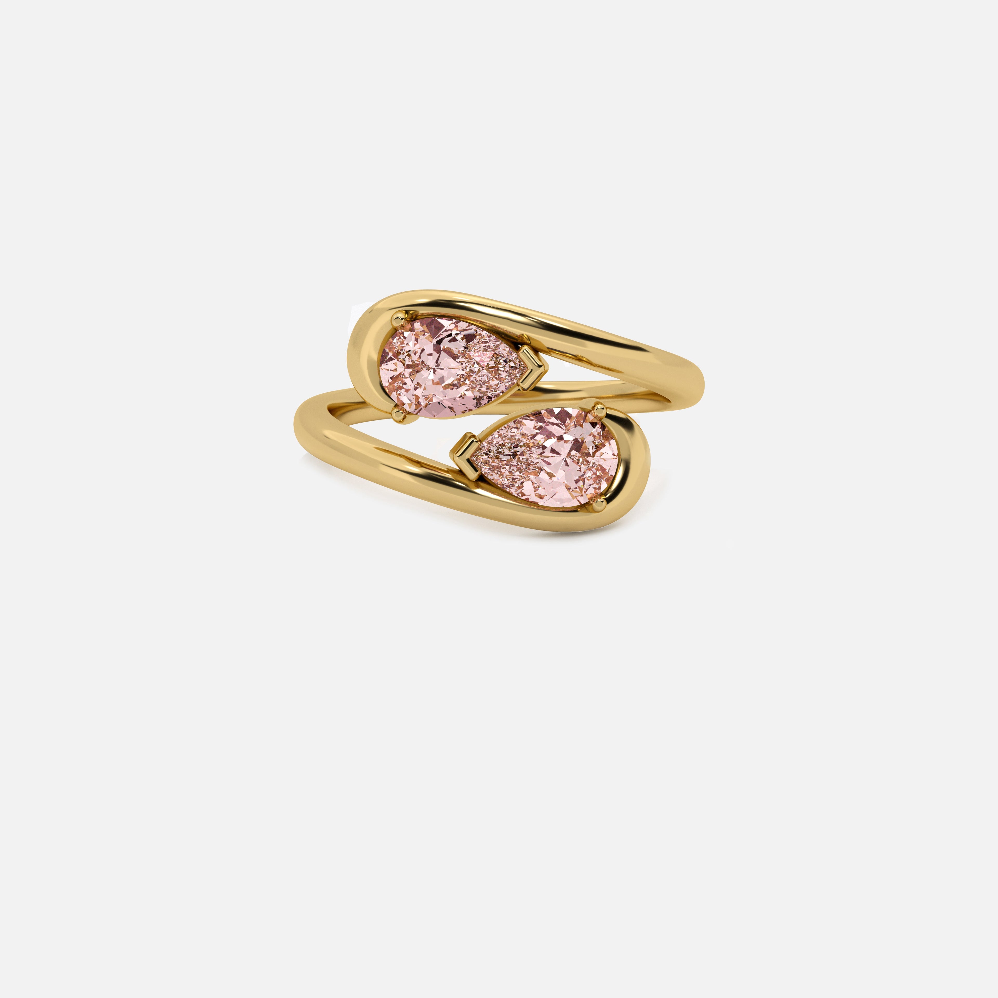 NOOR Pink Diamond and Pink Diamond Pinky Ring JAUR