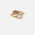 NOOR Pink Diamond and White Diamond Ring