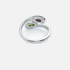 NOOR Pink Sapphire and Amethyst Pinky Ring JAUR
