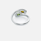NOOR Pink Sapphire and Citrine Pinky Ring JAUR