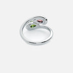 NOOR Pink Sapphire and Pink Diamond Pinky Ring JAUR