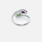 NOOR Pink Sapphire and Pink Sapphire Pinky Ring JAUR