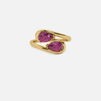NOOR Pink Sapphire and Pink Sapphire Pinky Ring JAUR