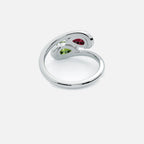 NOOR Pink Sapphire and Ruby Pinky Ring JAUR