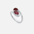 NOOR Pink Sapphire and Ruby Pinky Ring JAUR