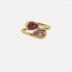 NOOR Ruby and Pink Diamond Pinky Ring