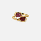 NOOR Ruby and Red Garnet Pinky Ring