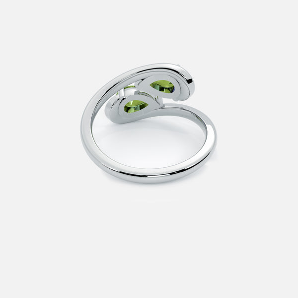 NOOR Yellow Diamond and Green Diamond Ring