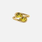 NOOR Yellow Diamond and Yellow Diamond Pinky Ring JAUR