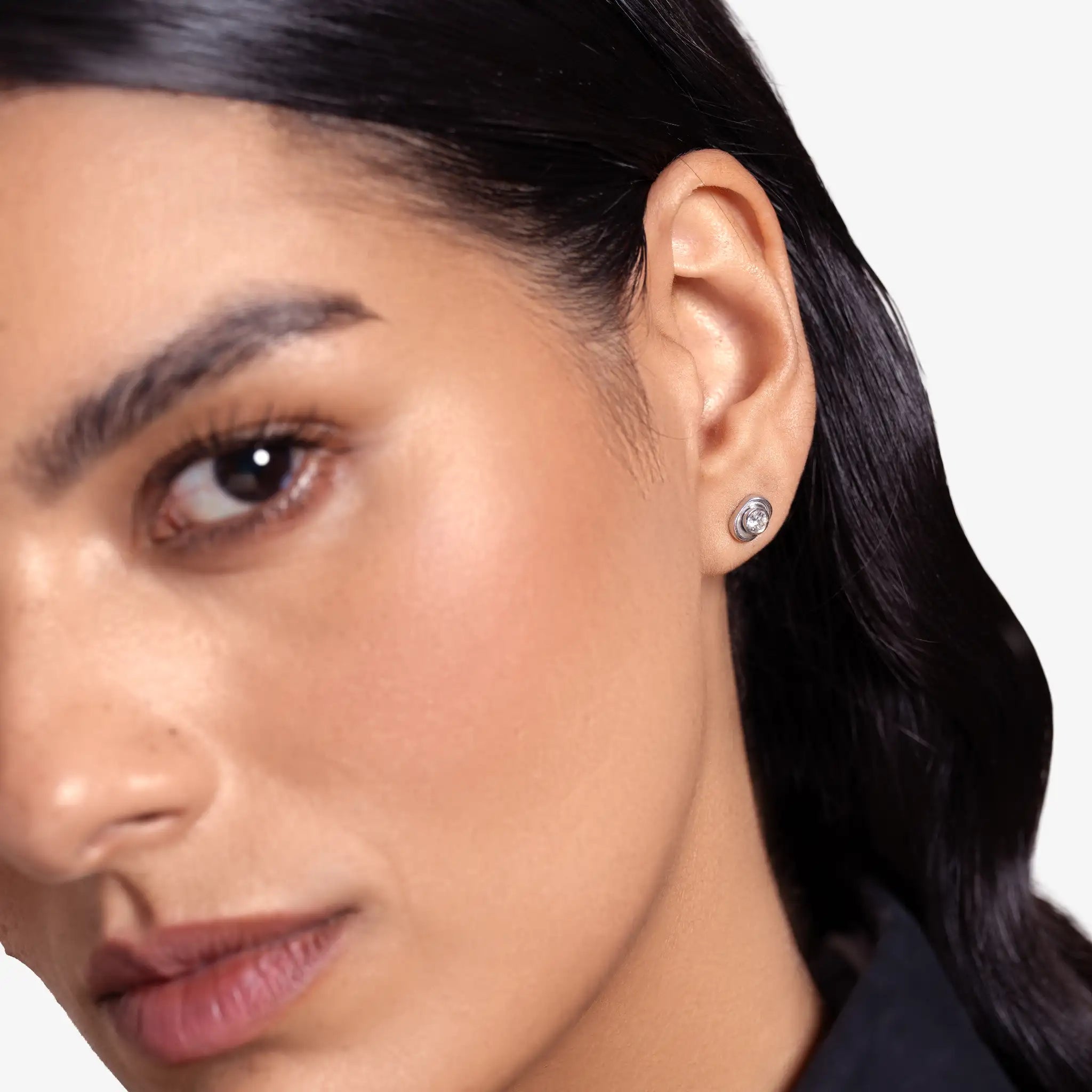 Oval Organic Earring