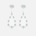 Pear Diamond Drop Earrings JAUR