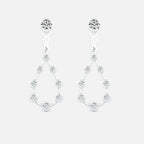 Pear Diamond Drop Earrings JAUR