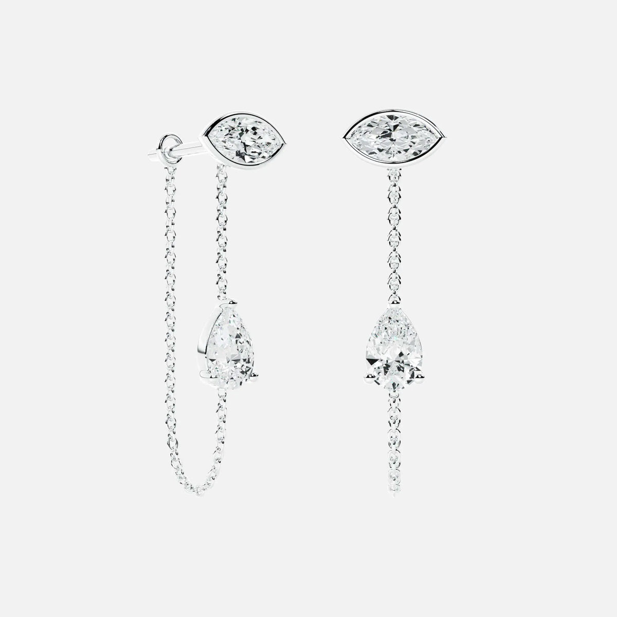 Pear Diamond Connector Chain JAUR