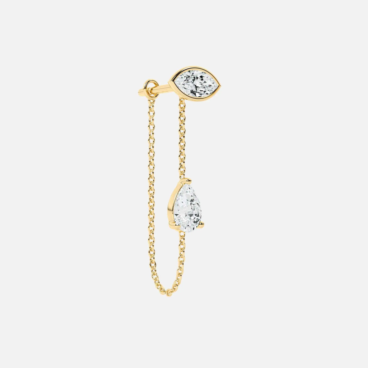 Pear Diamond Connector Chain JAUR