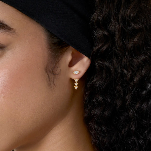 Reverse Triad Diamond Jacket - Marquise Base