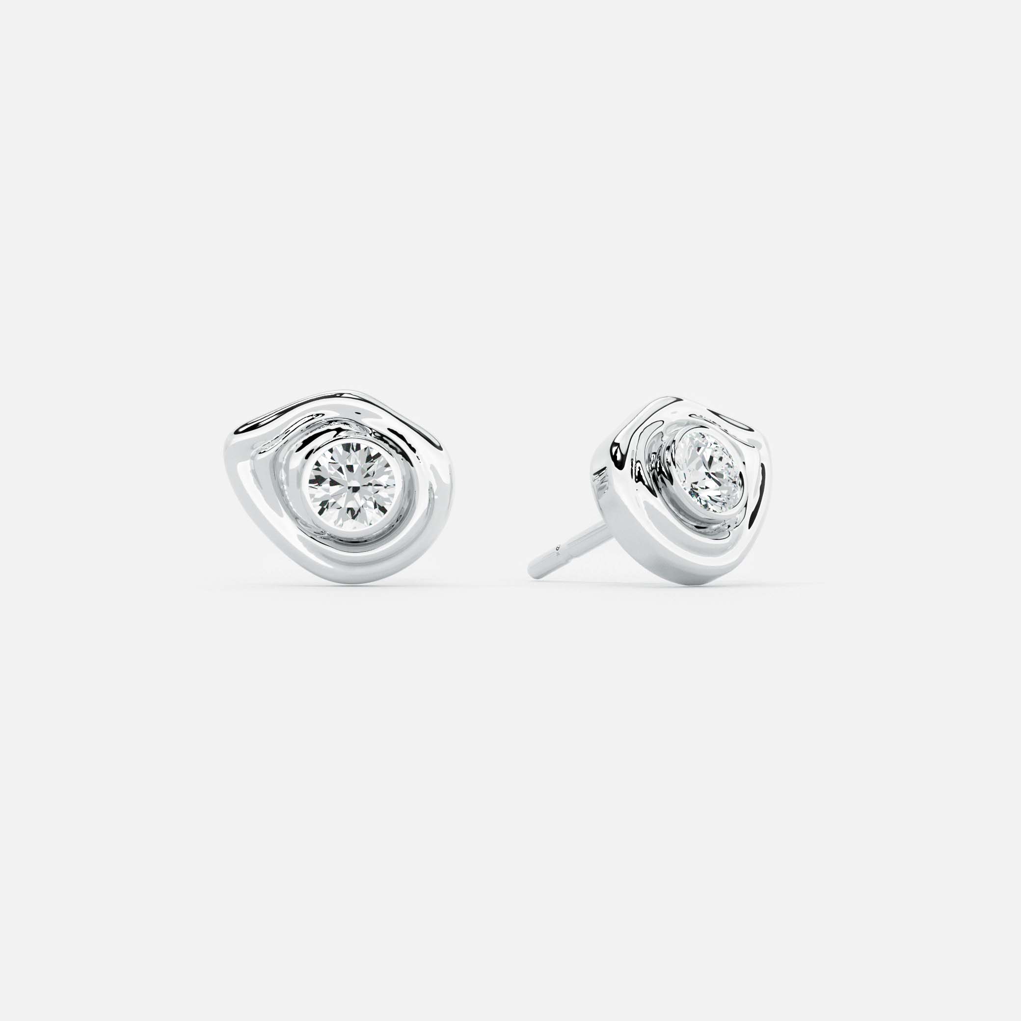 Rose Organic Earring
