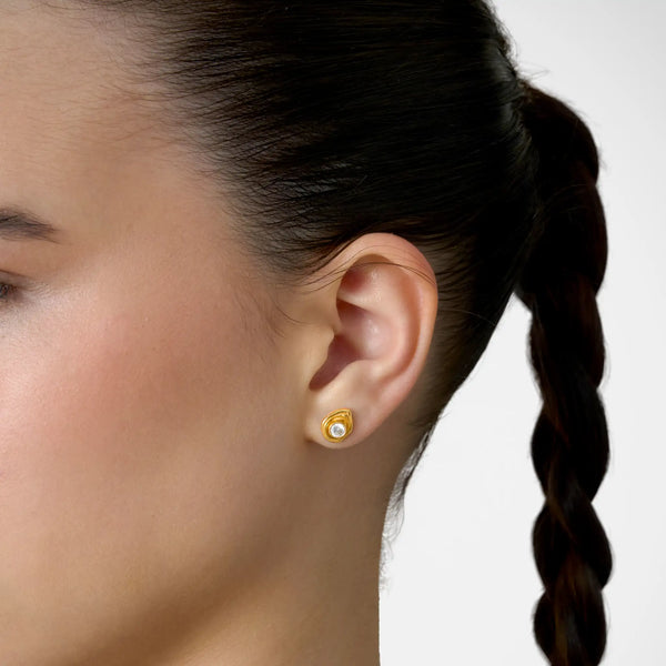 Rose Organic Earring