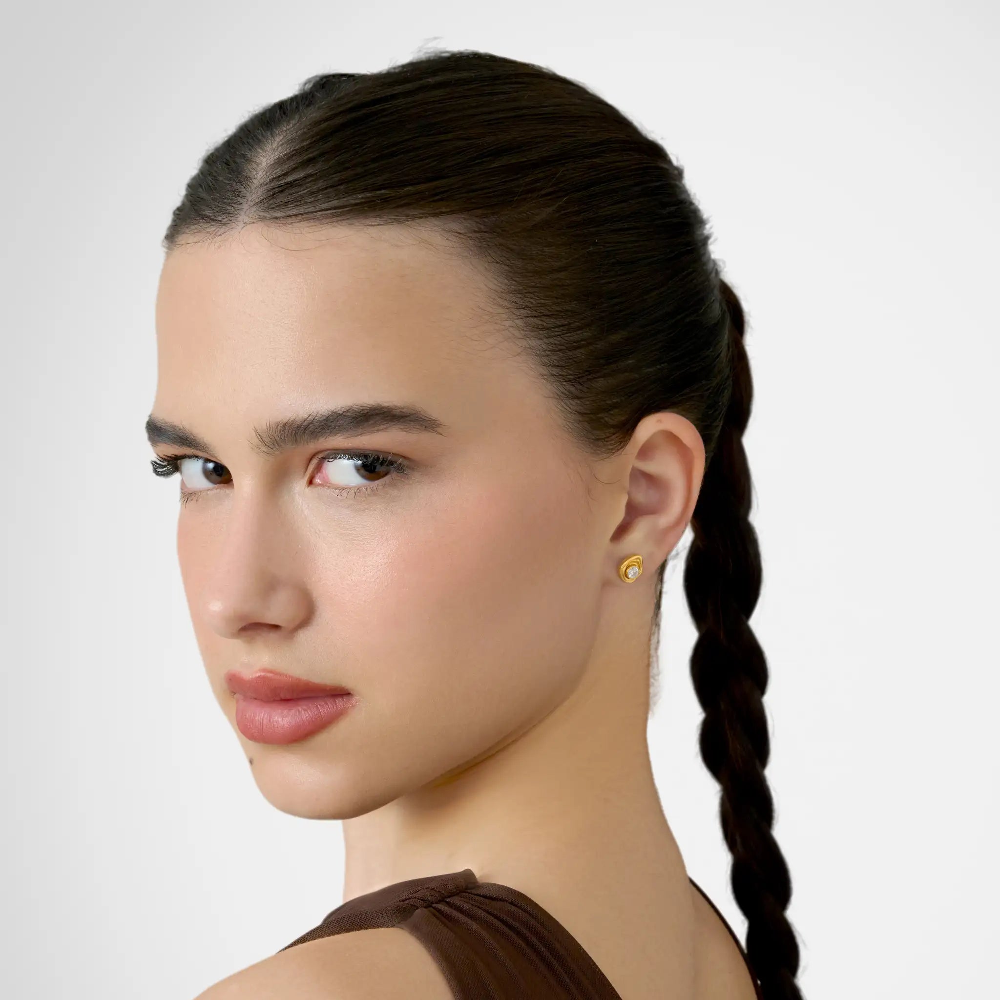 Rose Organic Earring