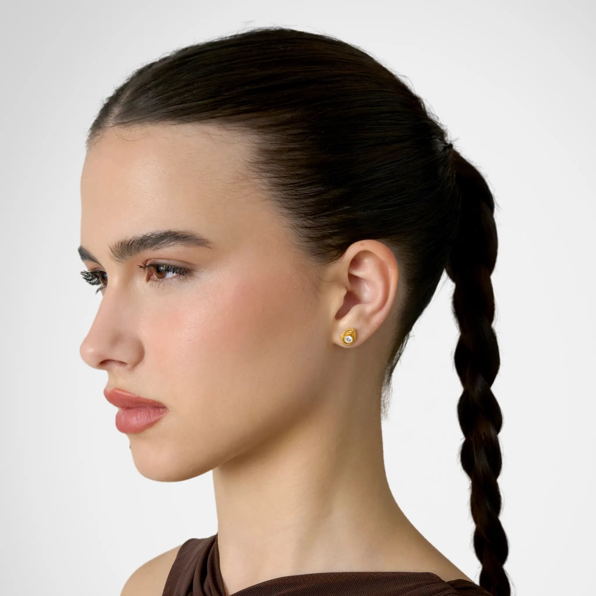 Rose Organic Earring