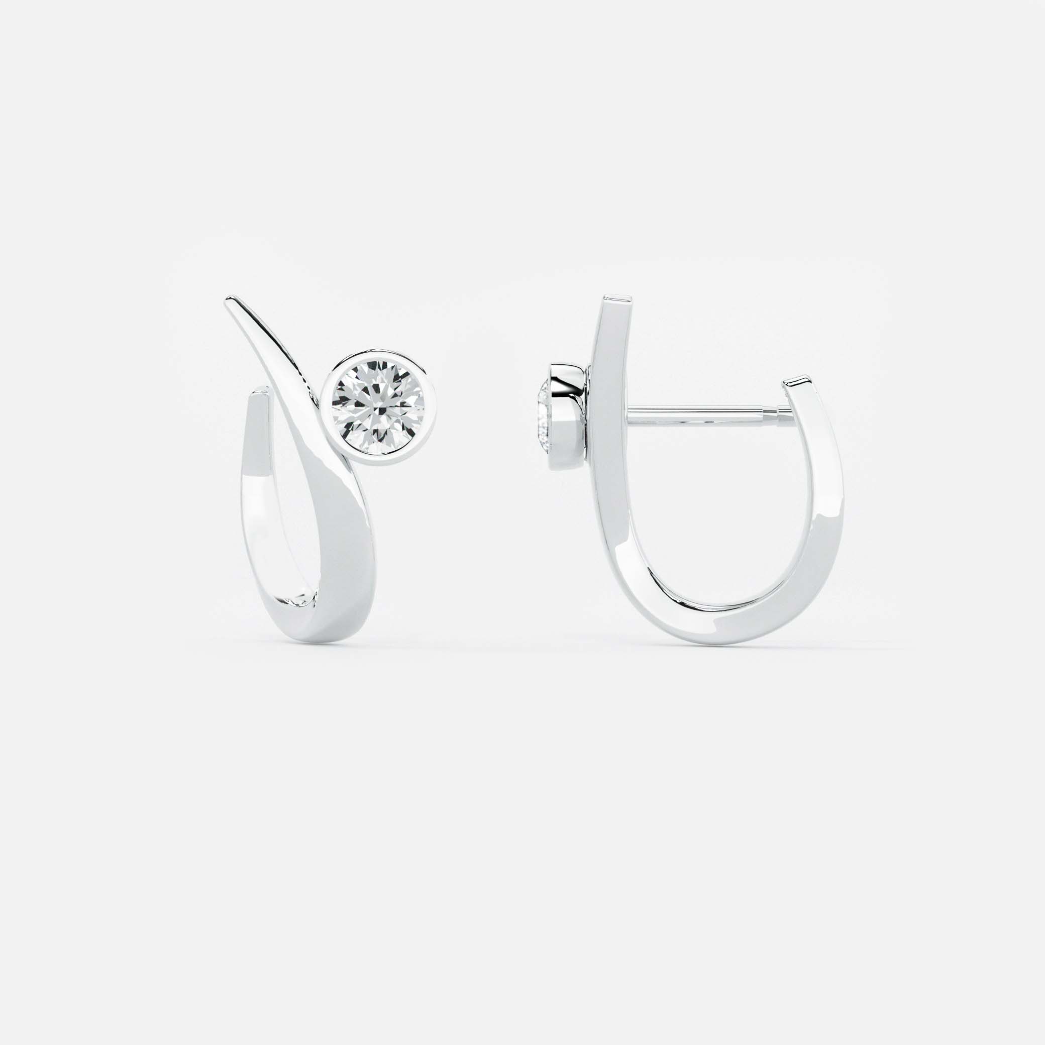 Round Arch Diamond Hoop