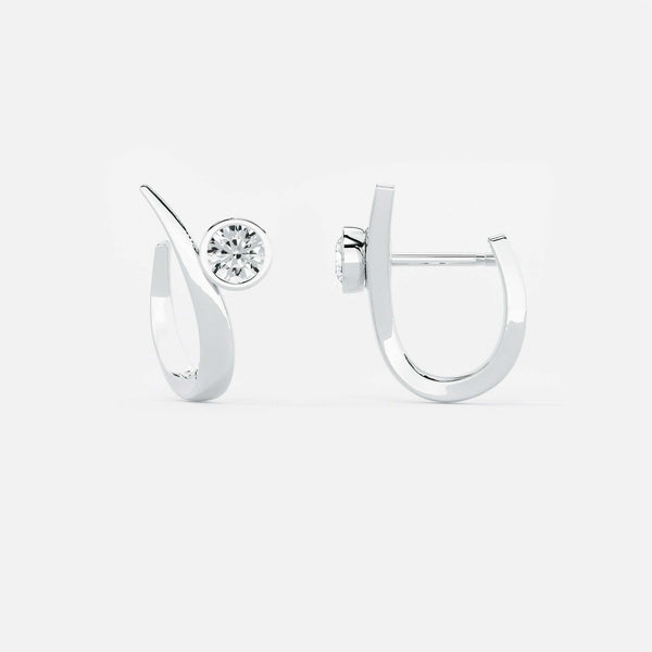 Round Arch Diamond Hoop