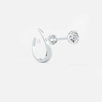 Round Arch Diamond Hoop JAUR