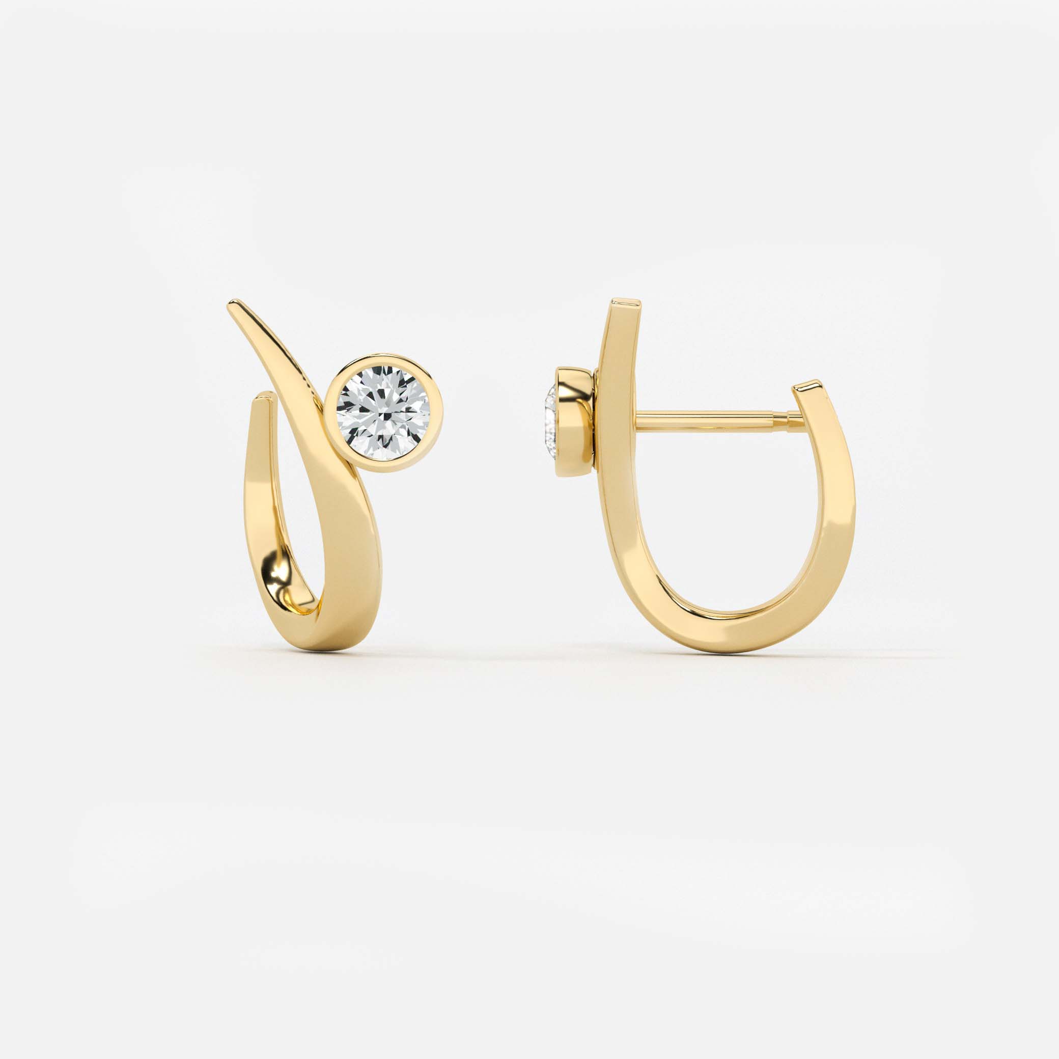 Round Arch Diamond Hoop