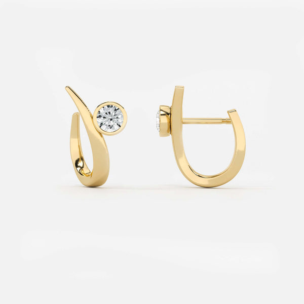 Round Arch Diamond Hoop