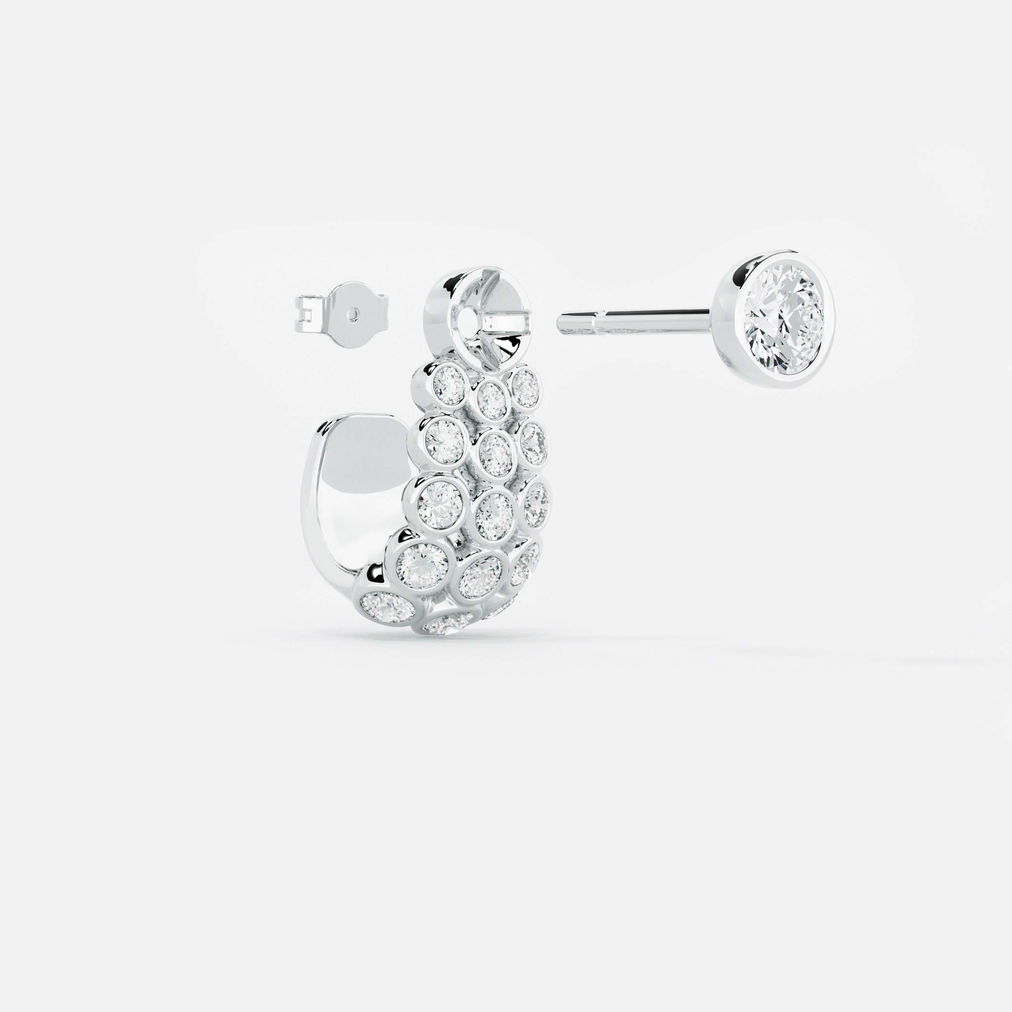 Round Cluster Hoop - Round