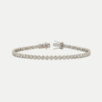 Round Diamond Bezel Tennis Bracelet JAUR