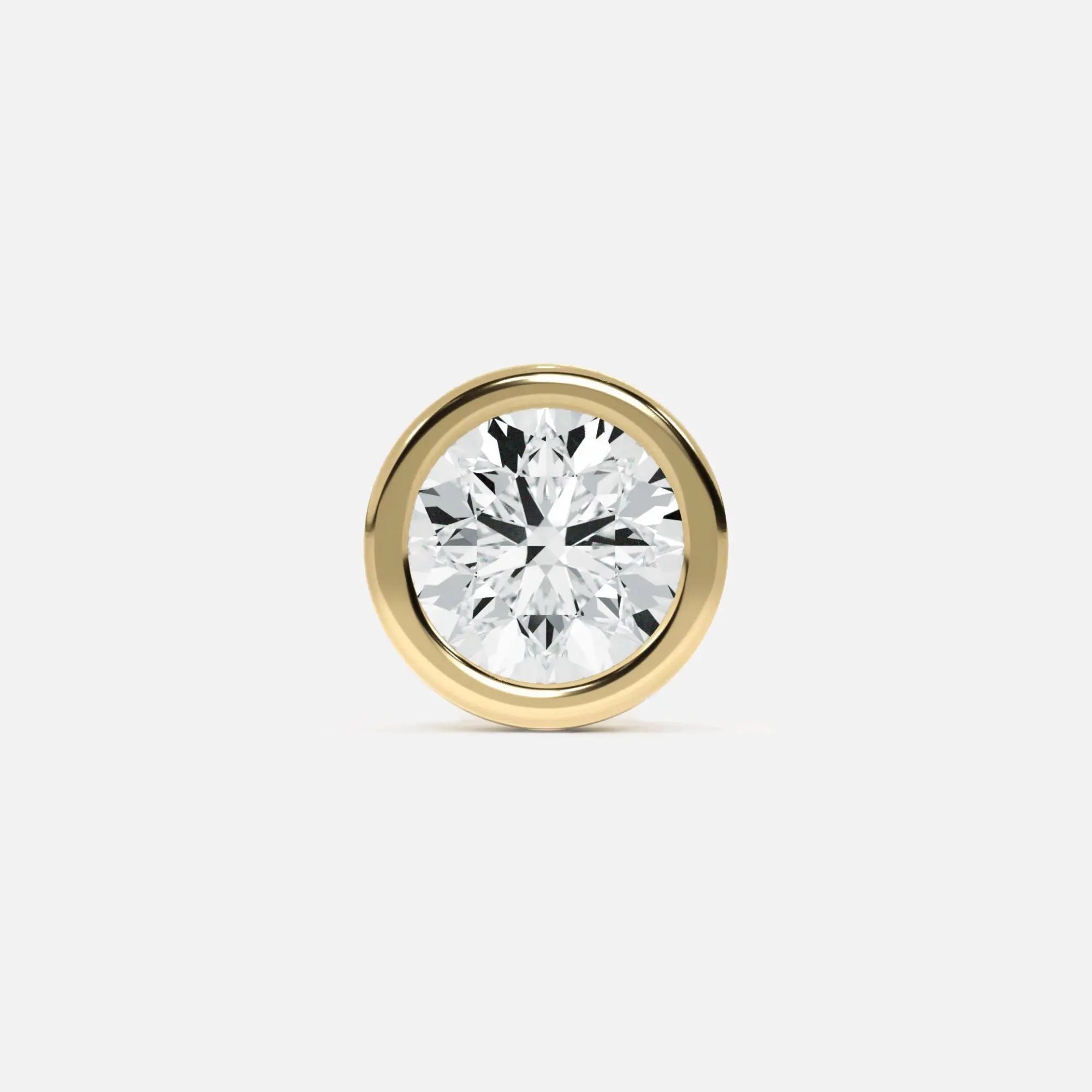 Round Diamond Stud JAUR