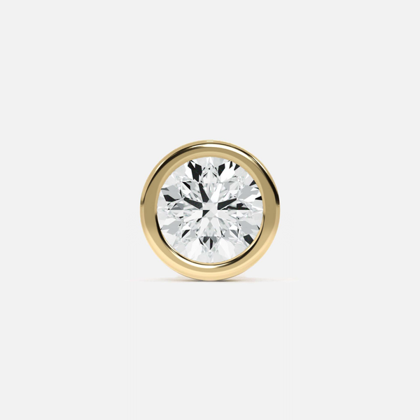 Round Diamond Stud