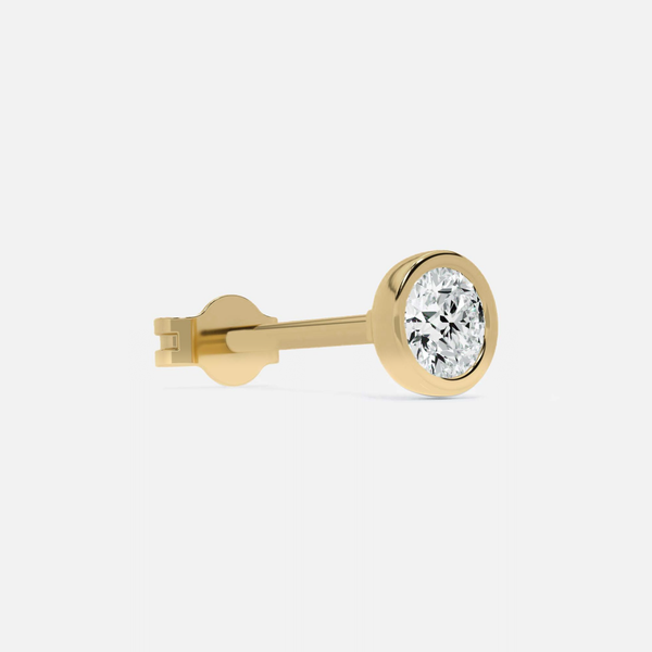 Round Diamond Stud