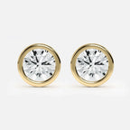 Round Diamond Stud JAUR