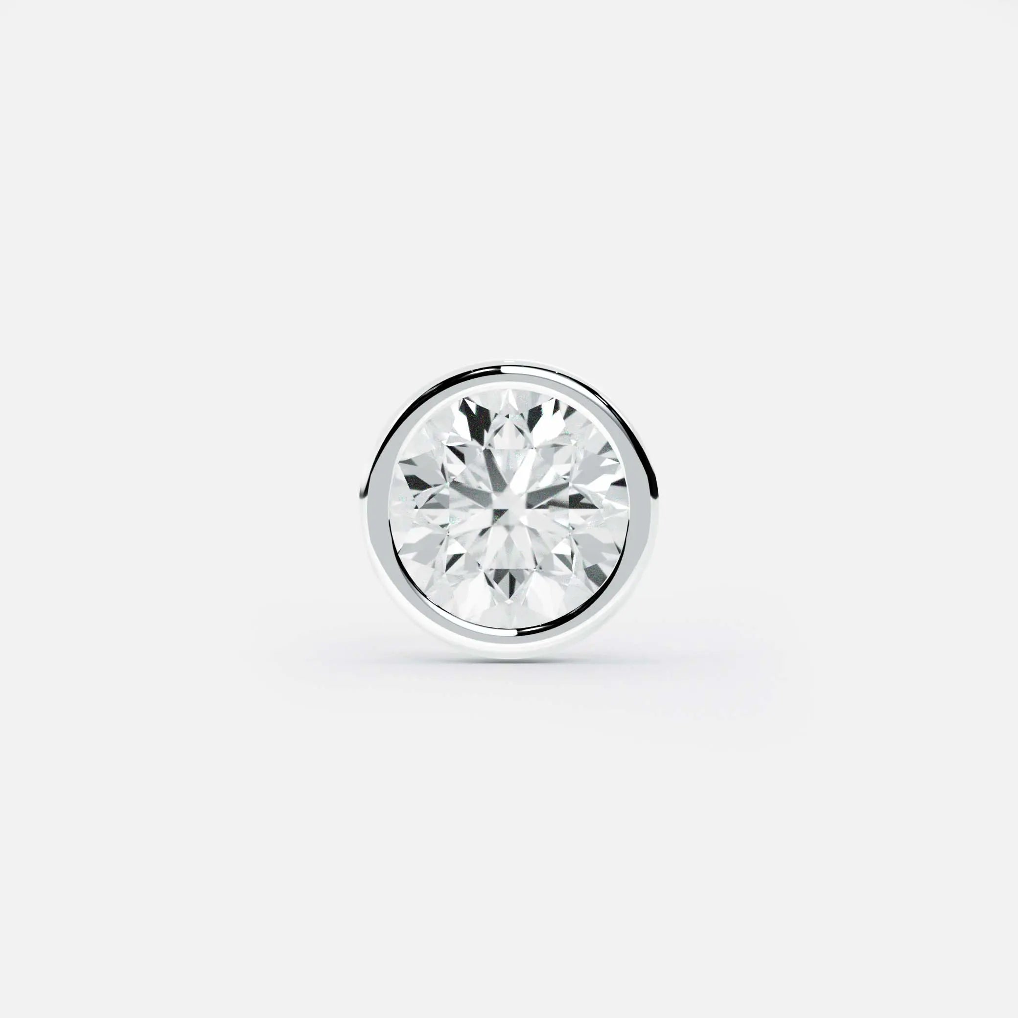 Round Diamond Stud JAUR
