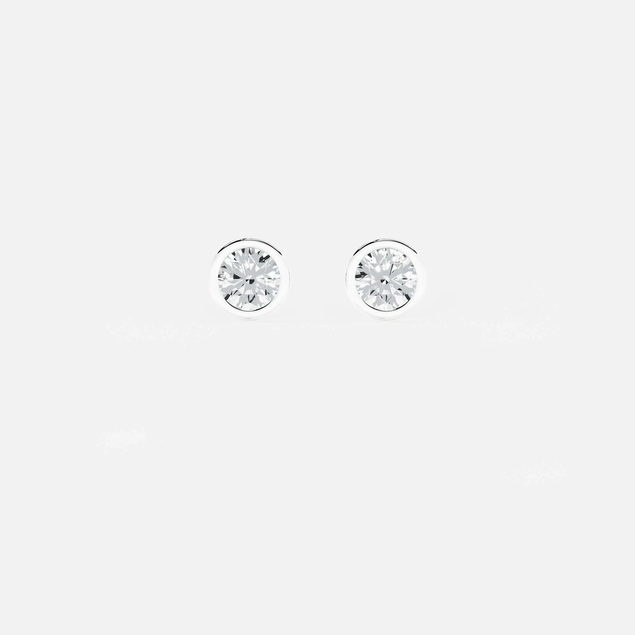 Round Diamond Stud JAUR
