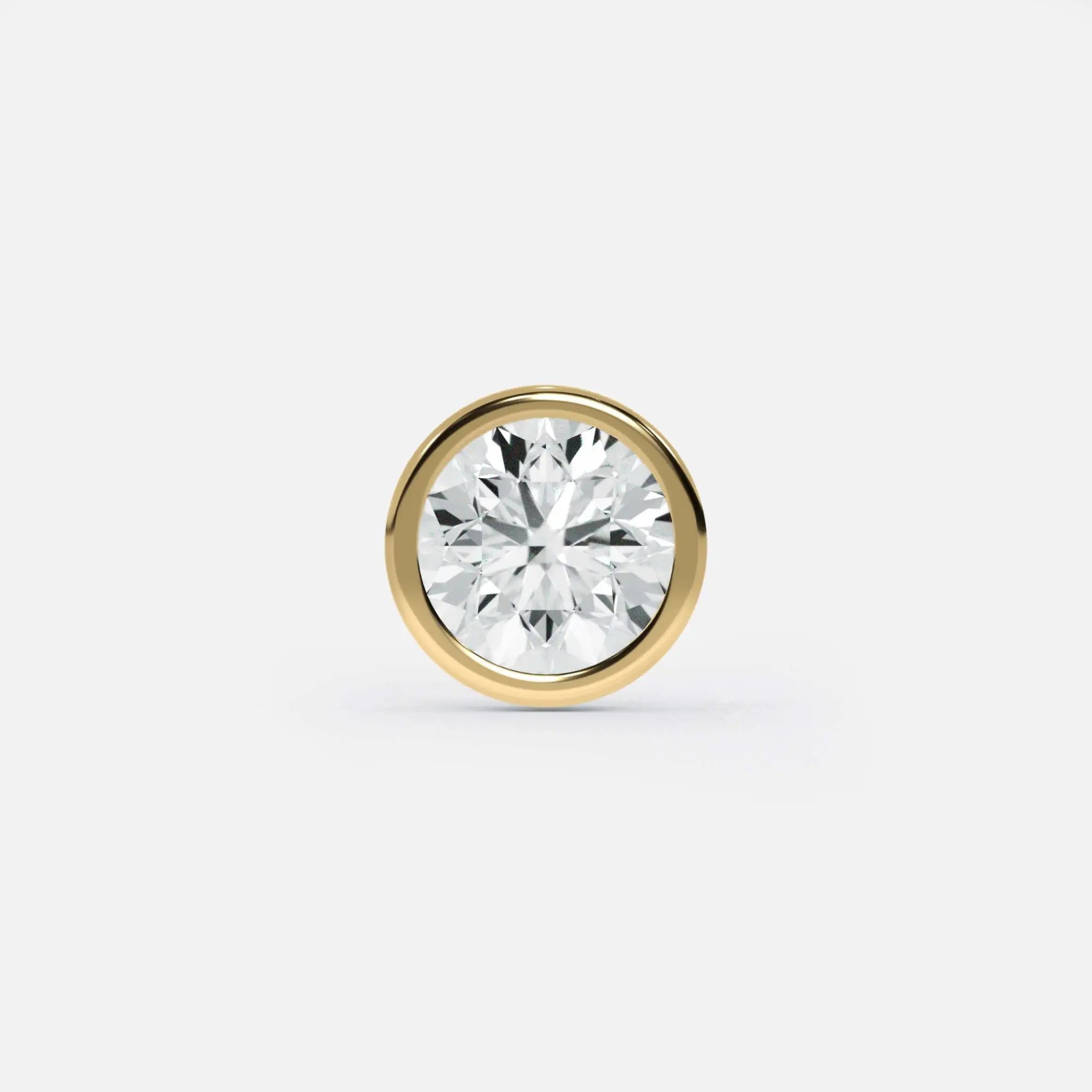 Round Diamond Stud JAUR