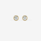 Round Diamond Stud JAUR