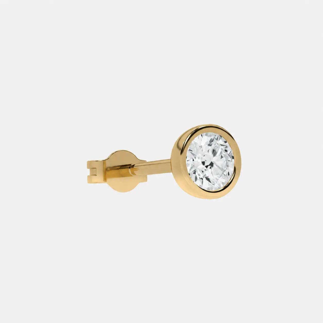 Round Diamond Stud JAUR