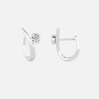 Round Arch Diamond Hoop JAUR
