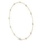 1 3/4 ctw Round Bezel Lab Grown Diamond Station Necklace