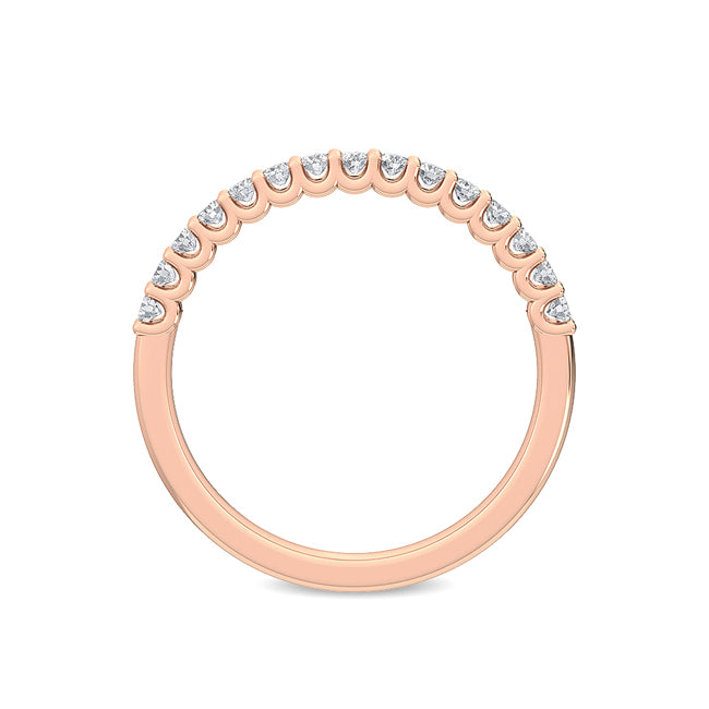 1/4 TCW Dainty Round Lab Grown Diamond Stackable Ring Bands ZRP1461-S