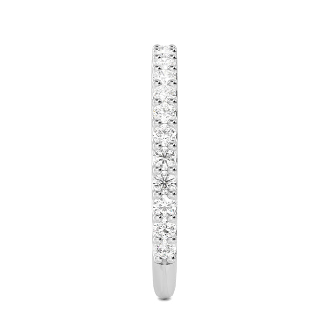 Round Lab Grown Diamond Prong Set Wedding Band