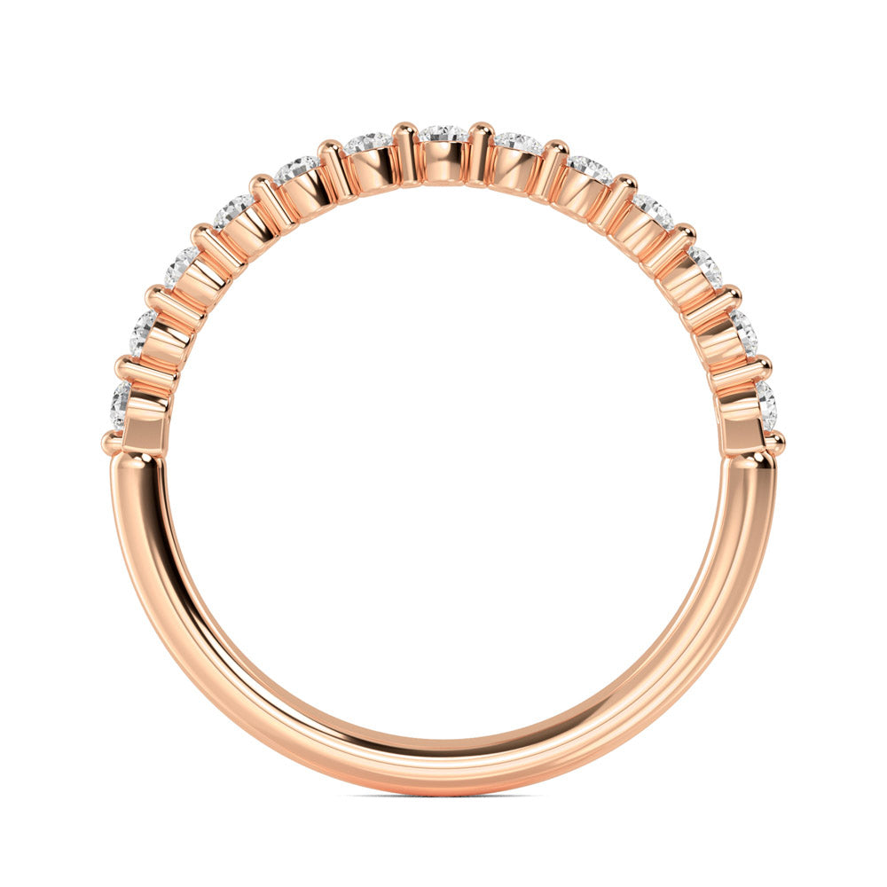 Floating Round Lab Grown Diamond Ring