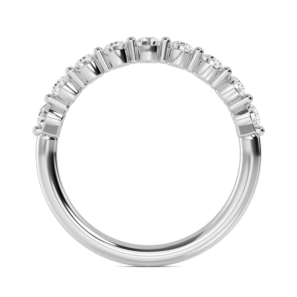 Floating Round Lab Grown Diamond Ring