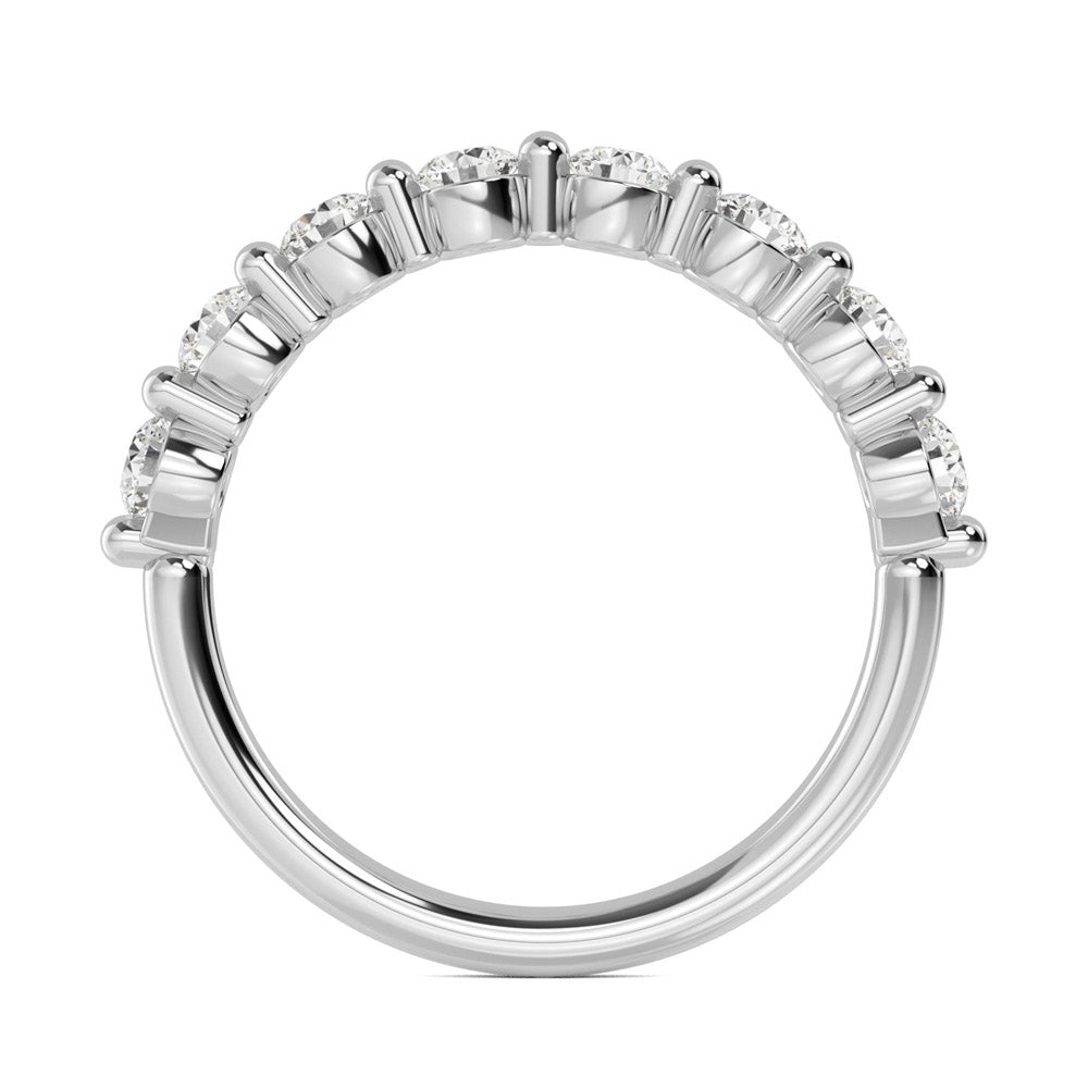 Floating Round Lab Grown Diamond Ring