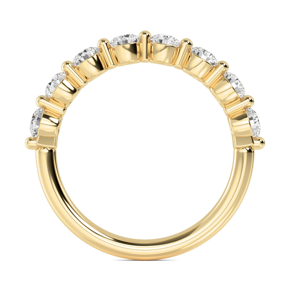 Floating Round Lab Grown Diamond Ring